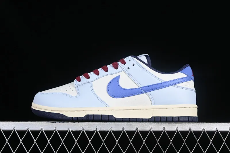 All categories Nk SB Dunk series Nk SB Dunk Low low-top sneakers Nk Dunk Low Retro "Sail and Polar Blue" Milan color SB low-top casual sneakers FV8113-141